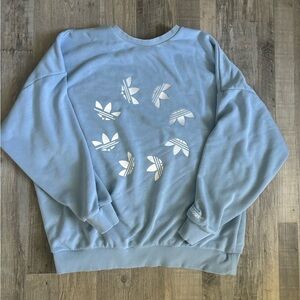 Adidas Blue Crew Neck Sweater